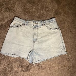 Preowned Topshop A-line Mom Jean Shorts